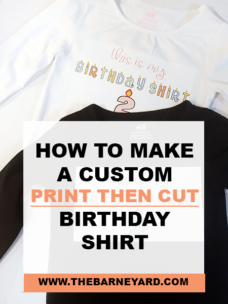 Print then Cut shirt, print and cut shirt using Cricut