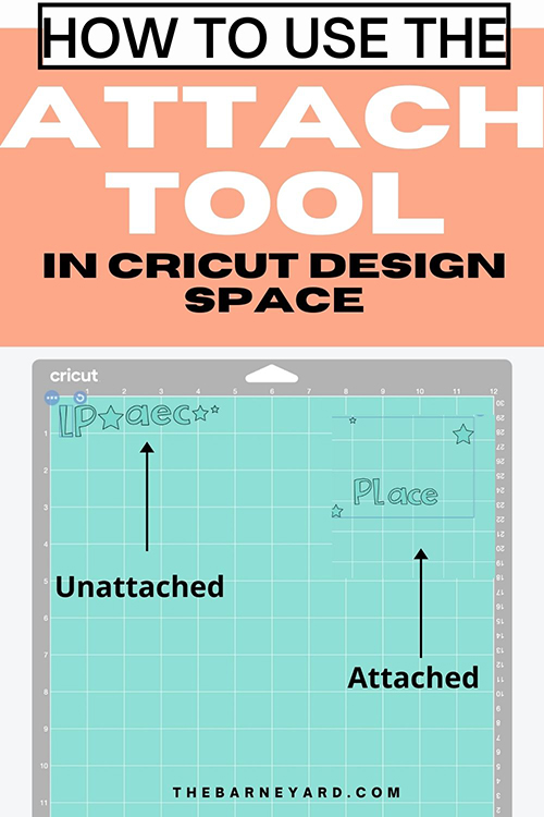 How to use Attach in Cricut Design Space