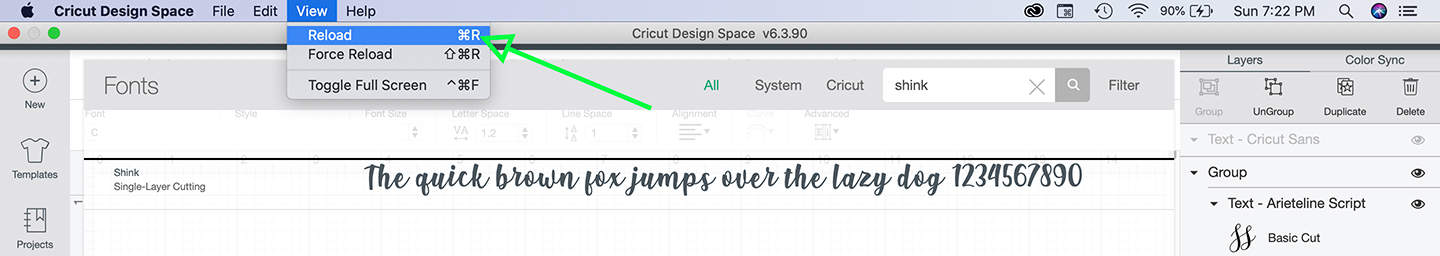 How to upload font to Cricut 