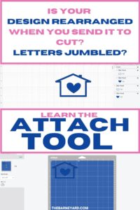 How to use attach tool in cricut design space