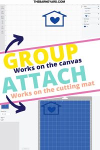 How to use the Attach Tool in Cricut Design Space