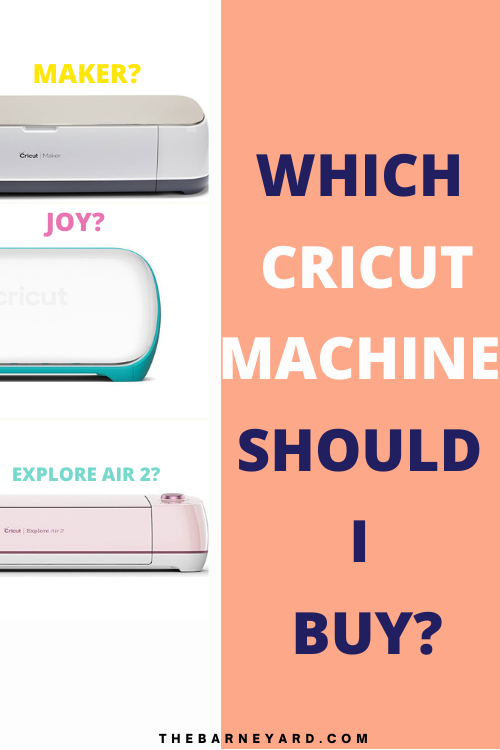 Cricut Machine Comparison: Joy vs. Explore Air 2 vs. Maker