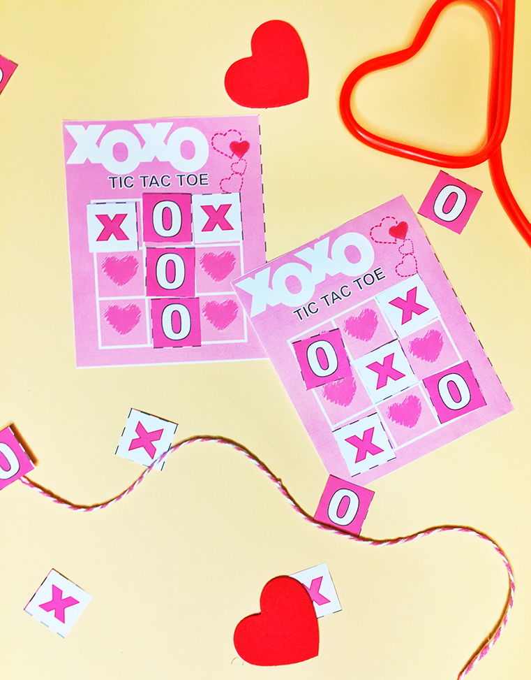 Printable Valentines Tic Tac Toe