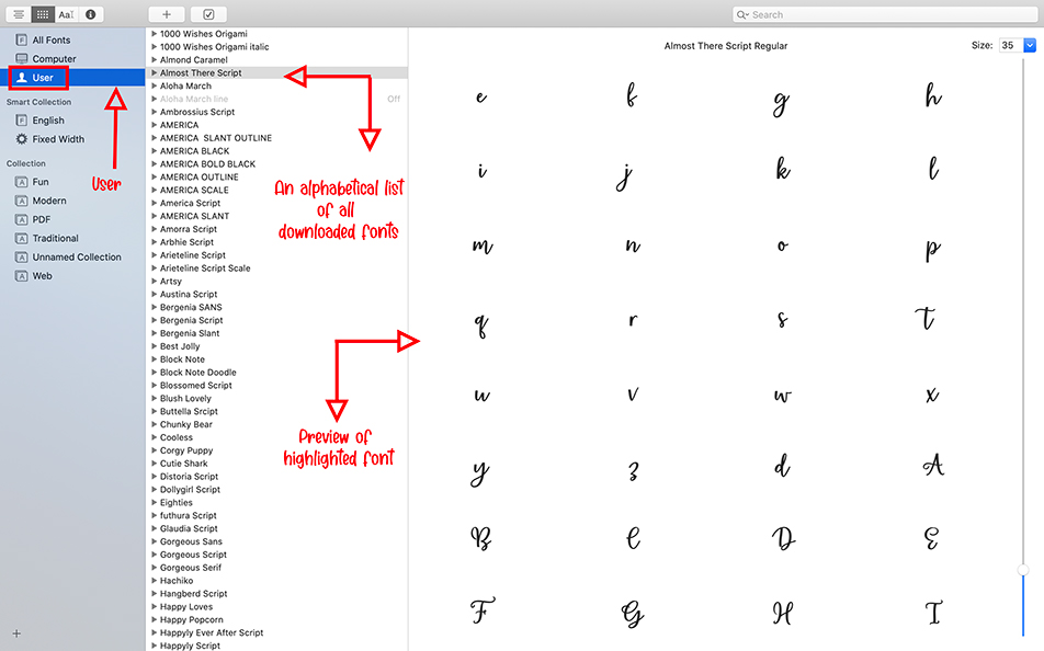 How to use glyphs and Flourishes in Cricut Design Space